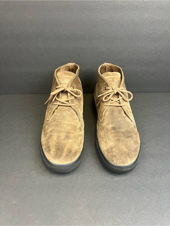 Vintage CLAE Men’s Suede  Chelsea Boots 11 Brown Lace Up Casual Office Wear Shoe main image 4